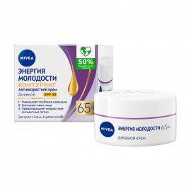 Nivea Энергия молодости Крем дневной для лица 65+ Контуринг SPF30 50мл