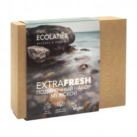 Ecolatier Men Набор Extra Fresh Гель для душа 150мл+Шампунь для волос 150мл