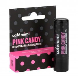 Cafe Mimi Бальзам оттеночный для губ Pink Candy 4.2гр