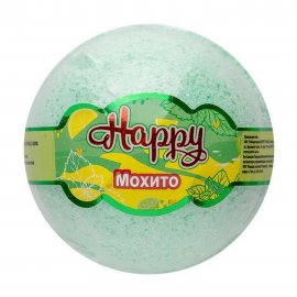 Laboratory Katrin Happy Шар бурлящий для ванны Мохито 120гр