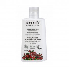 Ecolatier Organic Wild Rose Молочко для лица очищающее Молодость и красота 250мл