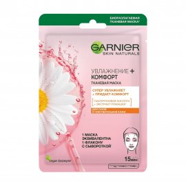 Garnier Skin Naturals Маска тканевая для лица Увлажнение+Комфорт 32гр