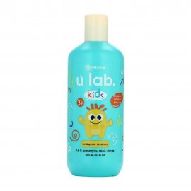 Ural Lab Kids Шампунь-гель-пена 3в1 Сладкая жвачка 3+ 400мл