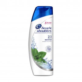 Head&Shoulders Шампунь и бальзам-ополаскиватель 2в1 Восстановление сухих волос Ментол 200мл