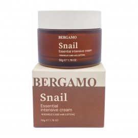Bergamo Essential Intensive Крем для лица с муцином улитки 50мл