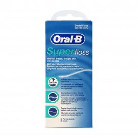 Oral-B Нить зубная Super Floss 50шт