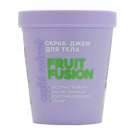 Cafe Mimi Colours Скраб-джем для тела Fruit Fusion 250гр