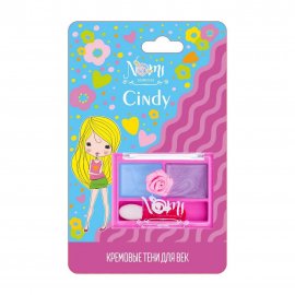Nomi Тени детские кремовые для век Cindy Голубой+Фиолетовый