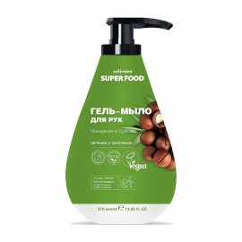 Cafe Mimi Super Food Гель-мыло для рук Макадамия и орегано 370мл