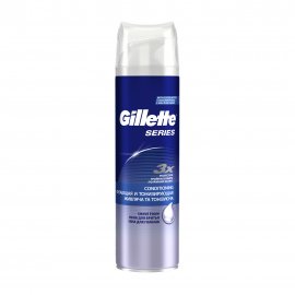 Gillette Men Conditioning Пена для бритья Питающая и тонизирующая 250мл