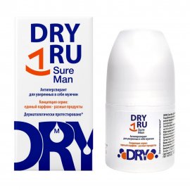 Dry Ru Sure Man (Ру Шуэ Мэн) Антиперспирант-ролик для уверенных в себе мужчин 50мл