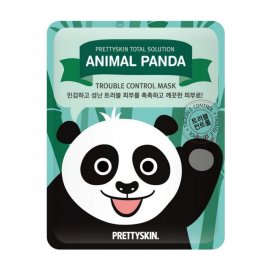 PrettySkin Total Solution Маска тканевая для проблемной кожи лица Animal Panda 25гр