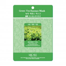 Mijin Essence Маска тканевая для лица Green Tea 23гр