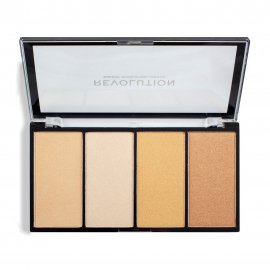 Makeup Revolution Палетка хайлайтеров Reloaded Lustre Lights Warm