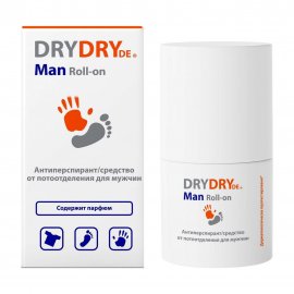 Dry Dry De Man (Де Мен) Антиперспирант-ролик парфюмированный Средство от потоотделения 50мл