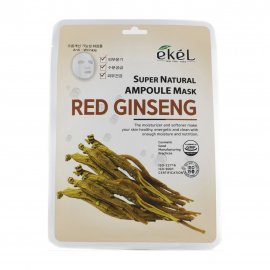 Ekel Маска тканевая для лица Red Ginseng Super Natural 25мл