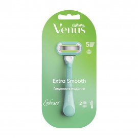 Gillette Venus Embrace Станок бритвенный с 2 сменными кассетами