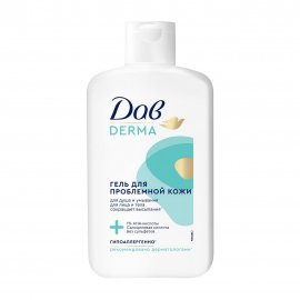 Дав Derma Гель для душа и умывания для проблемной кожи 280мл