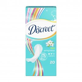 Discreet Прокладки гигиенические ежедневные Deo Spring Breeze