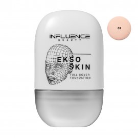 Influence Тональная основа с высокой степенью покрытия Ekso Skin