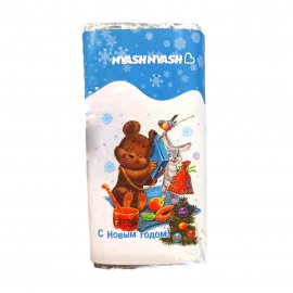 Nyash Nyash Бомбочка для ванны Бурлящий шоколад Открытки СССР 150гр
