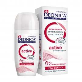 Deonica Дезодорант-антиперспирант ролик Active 72ч 50мл