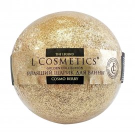 L'Cosmetics Шар бурлящий для ванны с блестками Cosmo Berry 120гр