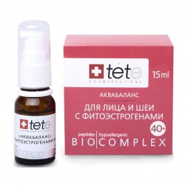 Tete Лосьон биокомплекс-аквабаланс для лица, шеи и декольте40+ 15мл