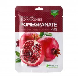 Pascucci Маска тканевая тонизирующая для лица Гранат 23мл