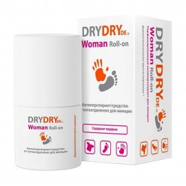 Dry Dry De Woman (Де Вуман) Антиперспирант-ролик парфюмированный Средство от потоотделения 50мл