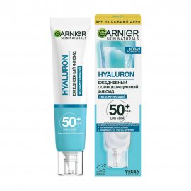 Garnier Skin Naturals Флюид солнцезащитный ежедневный увлажняющий для лица Чистая кожа SPF50+ 40мл