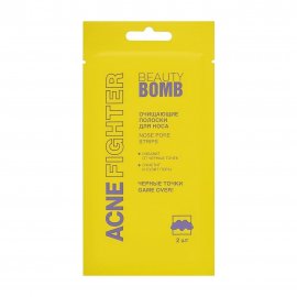 Beauty Bomb Полоски очищающие для носа Acne Fighter