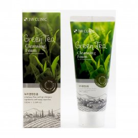 3W Clinic Green Tea Пенка для умывания Зеленый чай 100мл