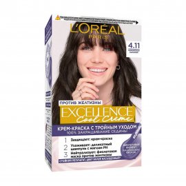 L'Oreal Paris Excellence Краска для волос 4.11 Ультрапепельный каштановый