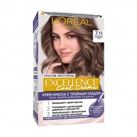 L'Oreal Paris Excellence Краска для волос 7.11 Ультрапепельный русый