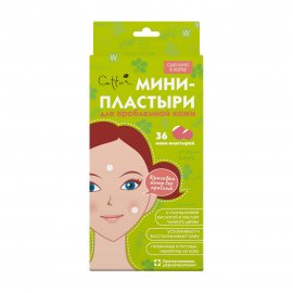Cettua Мини-пластыри для проблемной кожи лица 36шт