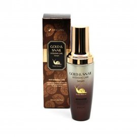 3W Clinic Gold&Snail Intensive Сыворотка для лица с экстрактом золота и муцина улитки 50мл