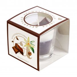 Aromantique Свеча ароматическая в стакане Шоколадное суфле 60гр