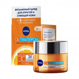 Nivea С&Гиалурон Крем-сыворотка дневной для лица SPF30 50мл