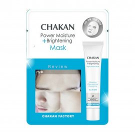 Chakan Маска тканевая увлажняющая и осветляющая для лица Power Moisture+Brightening 25мл