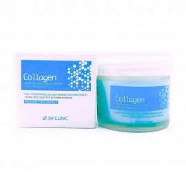 3W Clinic Natural Time Sleep Крем ночной для лица с коллагеном 70гр