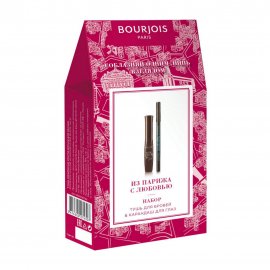 Bourjois Набор Карандаш для глаз Contour Clubbing+Тушь для бровей Brow Fiber Oh Oui