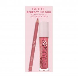 Pastel Набор Perfect  Lip Duo Карандаш для губ Lip Contouк 51+Блеск Plump Up Extra 206