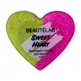 L'Cosmetics Beautelab Сердце бурлящее для ванны 155гр