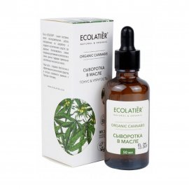 Ecolatier Organic Cannabis Сыворотка в масле для лица Тонус и упругость 50мл