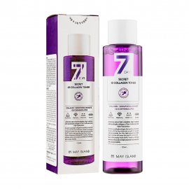 May Island 7 Days Secret 4D Collagen Toner Тонер антивозрастной с коллагеном и гиалуроновой кислотой