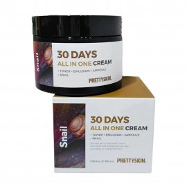 PrettySkin 30days All In One Snail Крем универсальный для лица с улиточным муцином 100мл