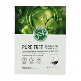 Enough Premium Pure Tree Маска тканевая для лица с экстрактом чайного дерева 25гр