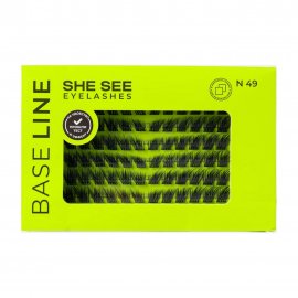 She See Набор накладных ресниц Base Line N49 Риана