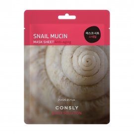 Consly Daily Solution Маска тканевая с муцином улитки 25мл